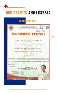 Construction Company Profile Presentation (Menu (8.5 x 14 in))